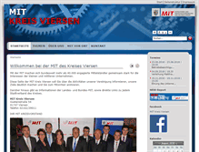 Tablet Screenshot of mit-kreis-viersen.de